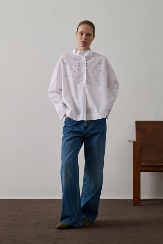 Chemise Greece - Blanc - Coton - Femme