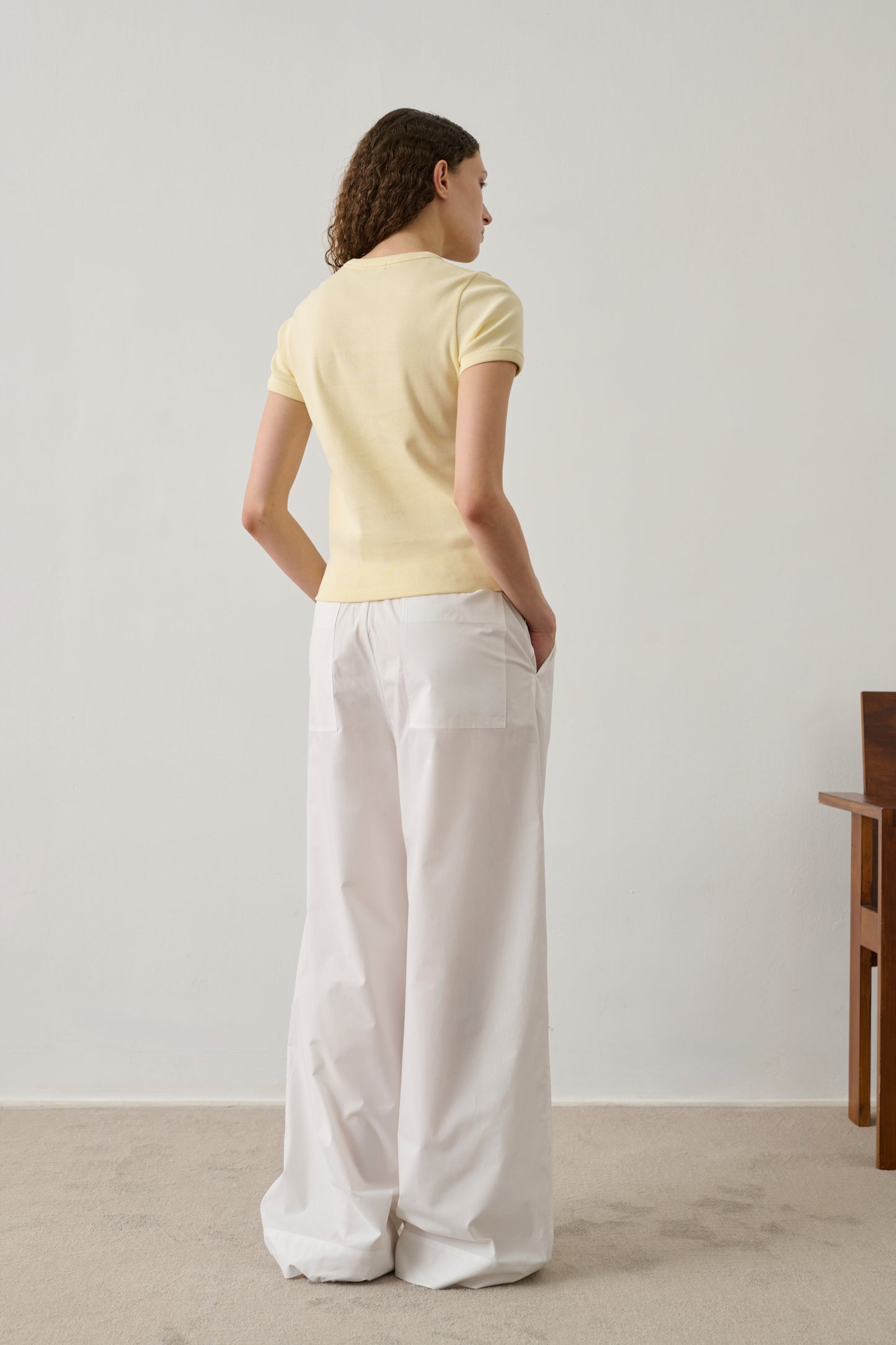 Tee-Shirt Aristide - Jaune Pâle - Coton - Femme