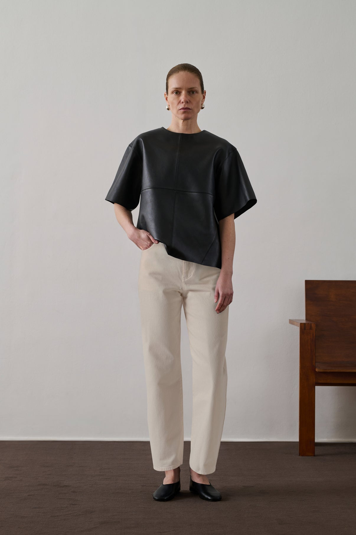 Jean Barnabe - Ecru - Denim - Femme vue 5