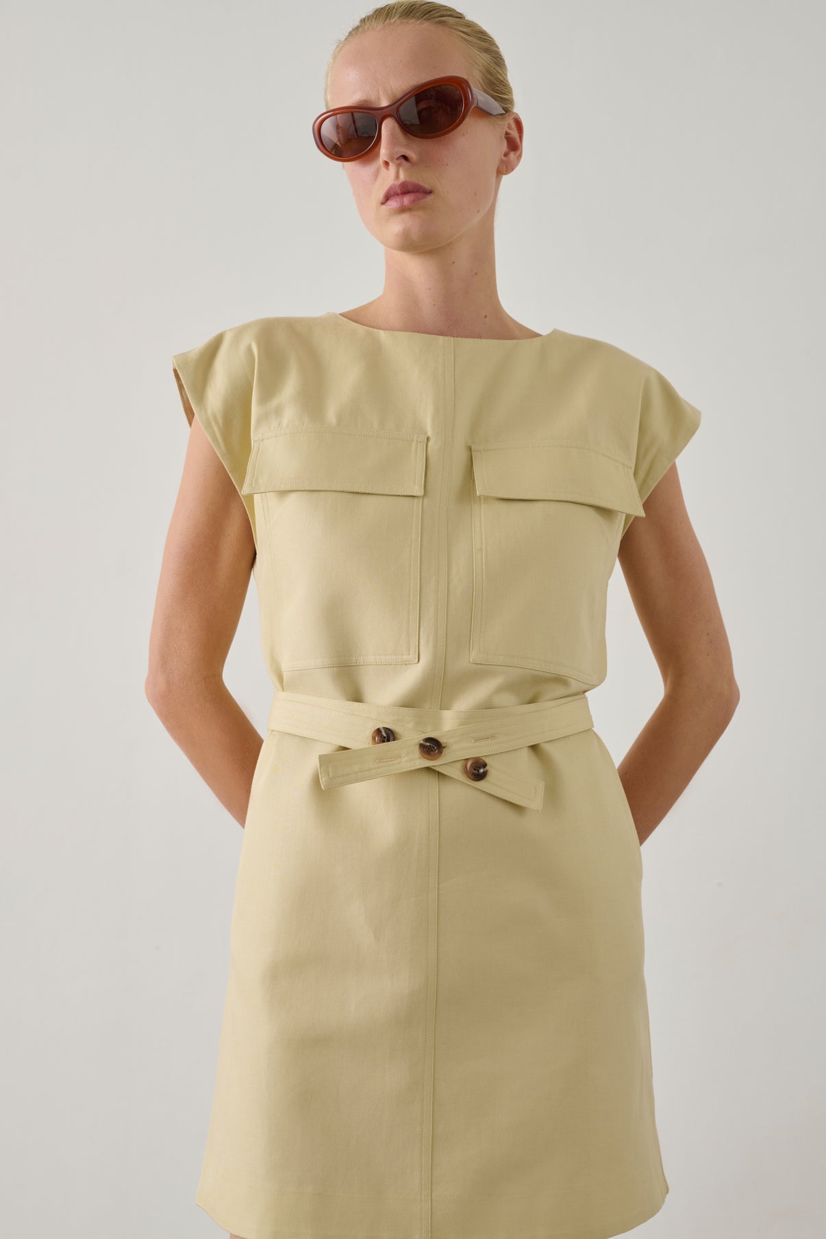 Robe Imane - Crème - Femme vue 2