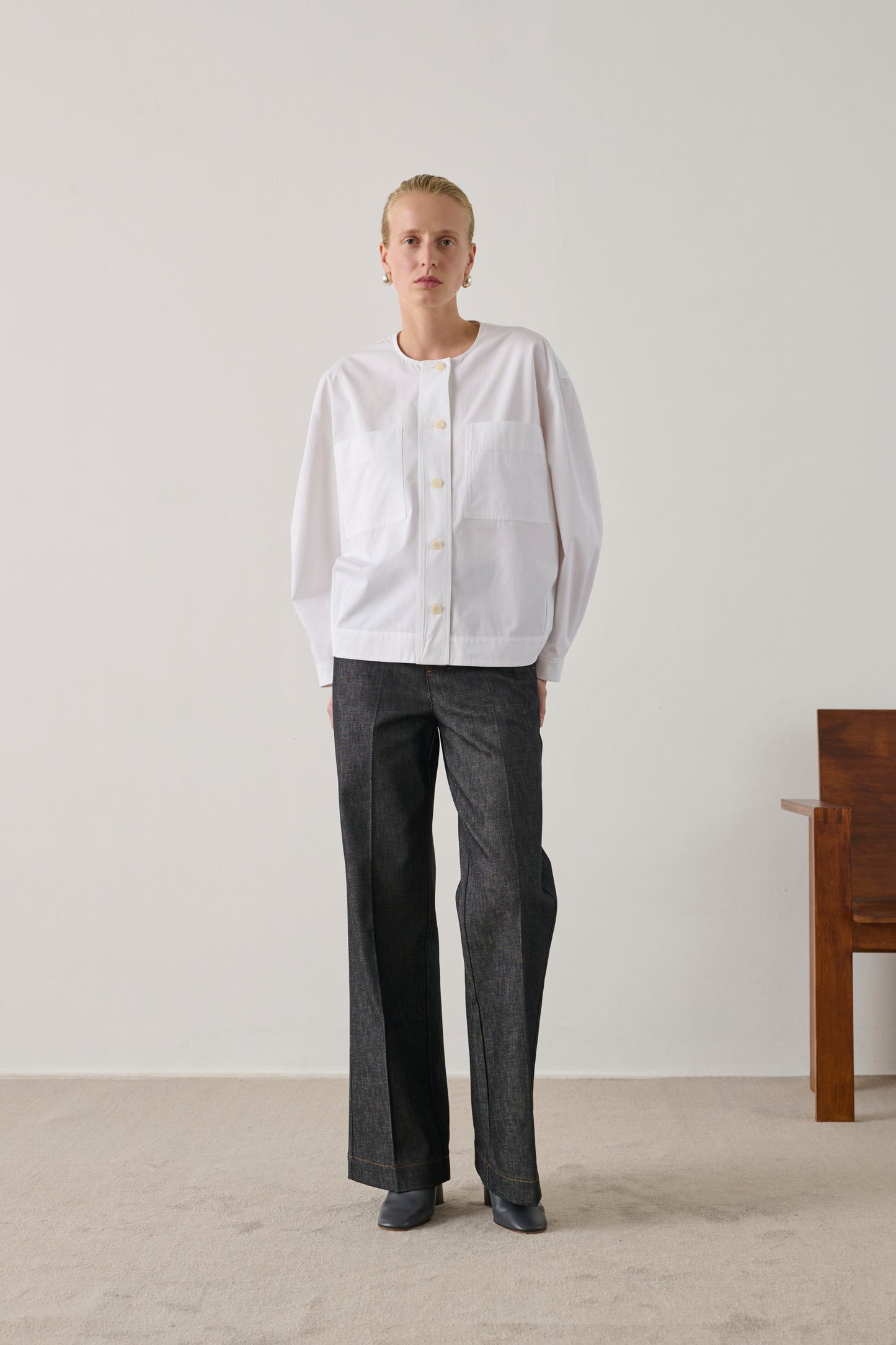 Jean California - Denim Brut Noir - Femme